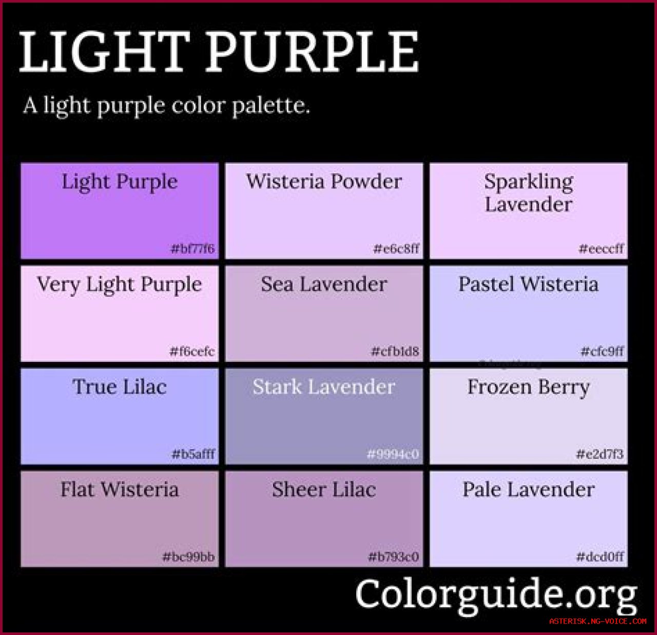 The Allure Of Purple Light